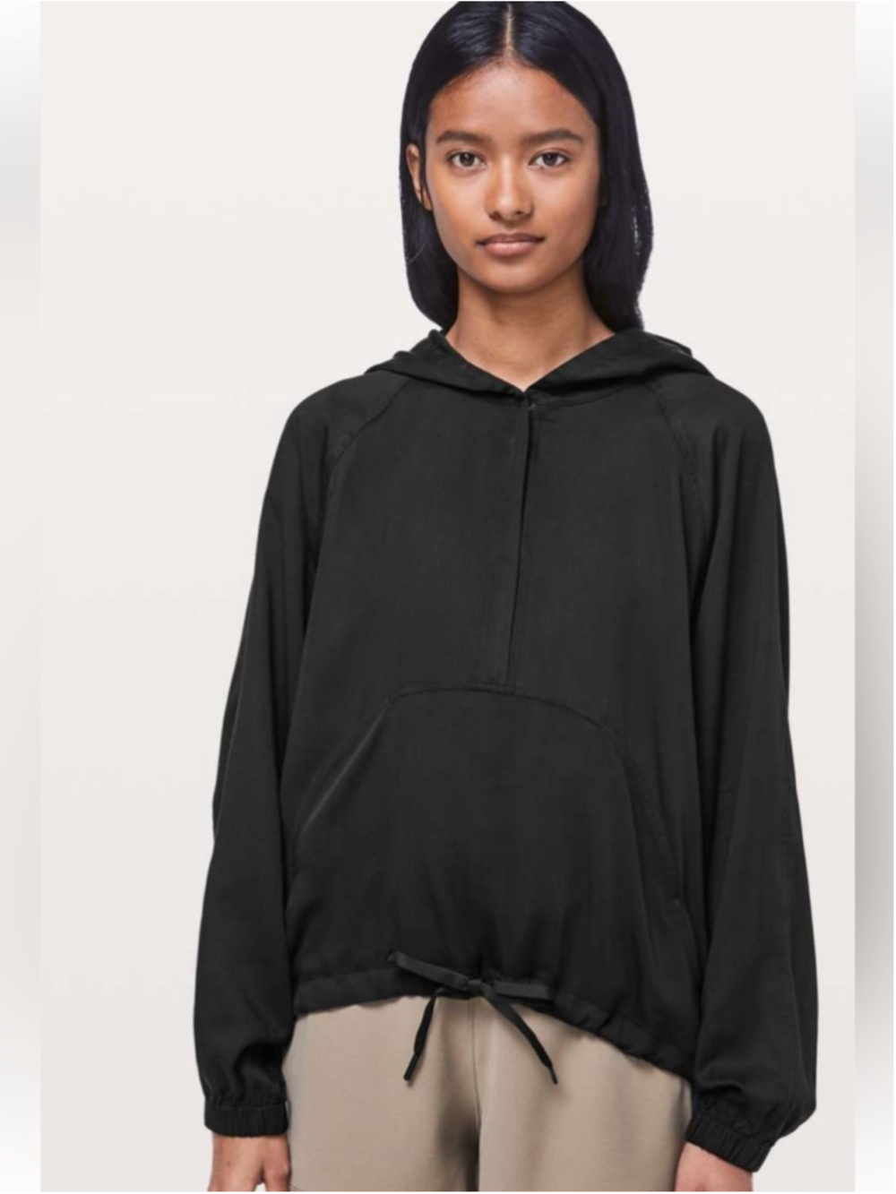 Lululemon City Stroll Hoodie tencel coat pullover light weight sz 6